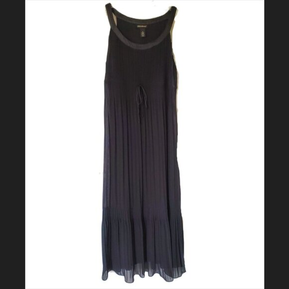 Lane Bryant Fully Lined Black Boho Chiffon Maxi Dress size 16 - Picture 1 of 3